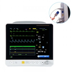 VM12 Medical Hospital Equipments Veterinary Use Ecg Patient Monitor Veterinary Vital Sign Monitor