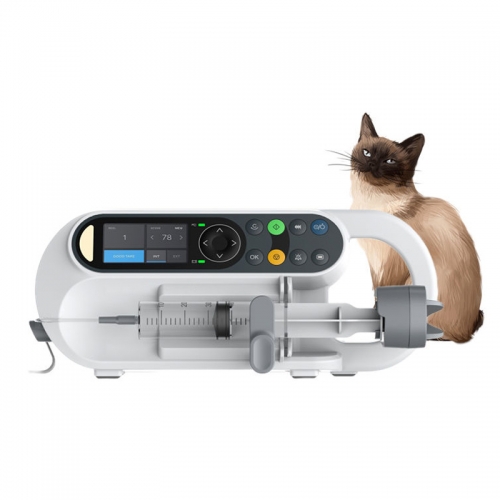 VP1 Portable Reusable Electric Infusion Pump for Dogs Cats-Veterinary Use High Precision Adjustable Settings Veterinary Syringes