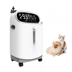 V-Y501W Vet Oxygen Concentrator 5L/min Flow 90%-96% Purity Electric Animal Care Equipment