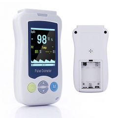 VM2 Veterinary Portable Vital Signs Monitor Pulse Oximeter SPO2 Saturation NIBP TEMP Handheld VET Monitor for Cats Dogs Pets