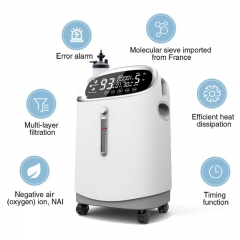 V-Y501W Vet Oxygen Concentrator 5L/min Flow 90%-96% Purity Electric Animal Care Equipment