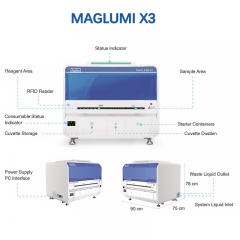 MAGLUMI X3 Fully-auto Chemiluminescence Immunoassay (CLIA) System Throughput 200 Tests/hour