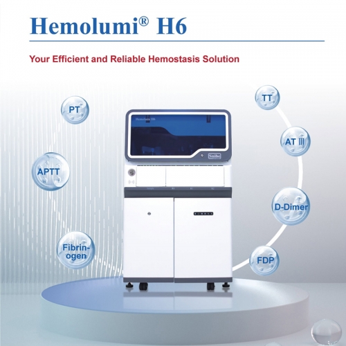 Hemolumi H6 Reliable Automatic Coagulation Analyzer Portable Blood Coagulation Analyzer for Hospital and Lab Use