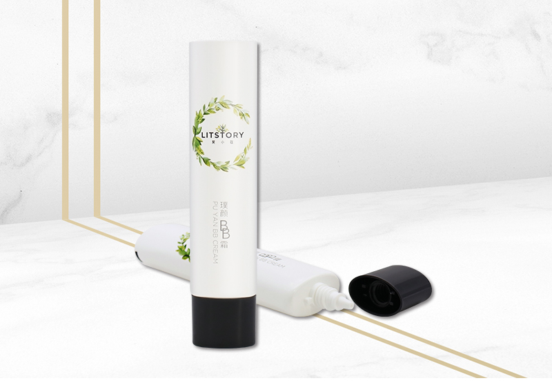 White Cosmetic Tube Packaging With Customized Logo