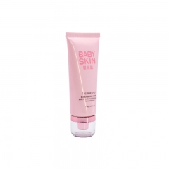 100ml Pink Plastic Squeeze Tube With Acrylic Clear Lid
