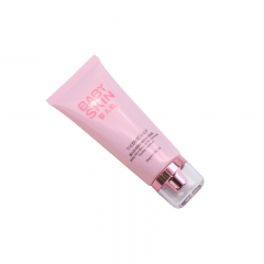 100ml Pink Plastic Squeeze Tube With Acrylic Clear Lid