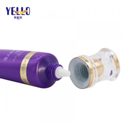 20ml Cosmetic Eye Cream Tube With Acrylic Cap , Color Customs Sample Size Tube