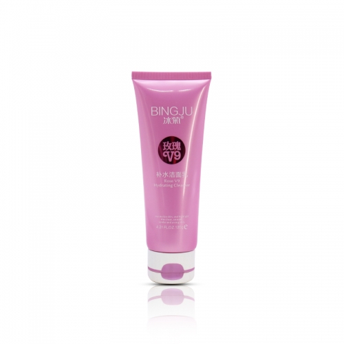 120g Pink Portale Plastic Body Cream Lotion Tube With Customized Flip Lid