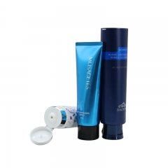 Blue Empty Facial Cream Cleanser Cosmetic Squeeze Tubes 120g
