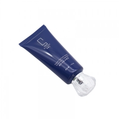 100ml Skin Care Plastic Sofe Cosmetic Tube Packaging With Diamond Lid