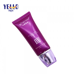 Purple Plastic Squeeze Cosmetic Tube 30ml With Nozzle