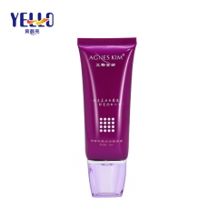 Purple Plastic Squeeze Cosmetic Tube 30ml With Nozzle