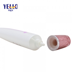 PE Plastic Empty Squeeze Cleansing Cream Tube With Long Nozzle 