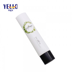 White Cosmetic Tube Packaging With Customized Logo / 30g BB Cream Tube