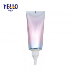 100g Laminated Squeeze Empty Facial Cleanser Tube With Long Nozzle