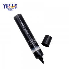 Custom Skincare Packaging Black Squeeze Plastic Tube With Needle Nozzle