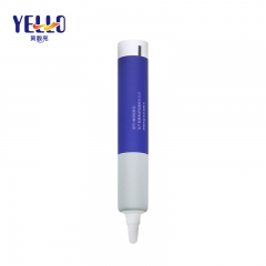 PE Plastic Facial Skin Repair Cream Tube With Needle Horn Cap