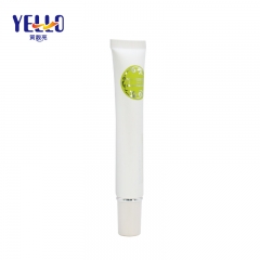 OEM White Plastic Squeeze Cosmetic Cream Long Nozzle Tube