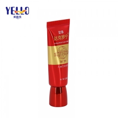 Red Color Customized Cream Tubes Skin Care Packaging 20g