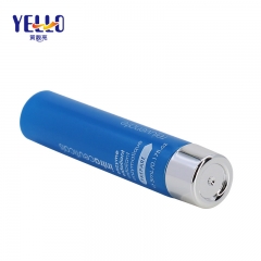 Wholesale Test Sample Mini Plastic 5ml Blue Cosmetic Tube With Silver Lid