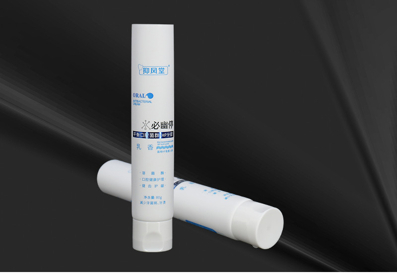 white cream tube