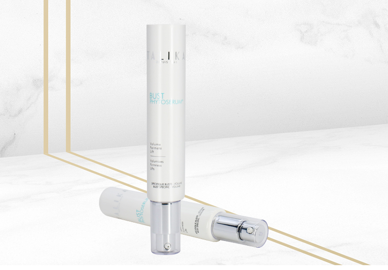 Luxury Plastic Solf Squeeze Eye Cream Tube With Silver Airless Pump