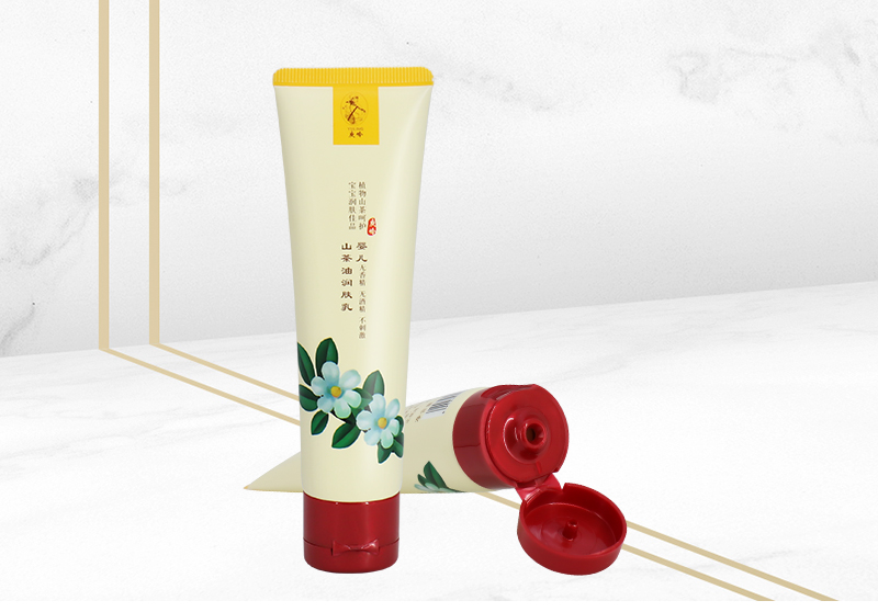 Wholesale Yellow Empty PE Plastic Hand Cream Squeeze Tube