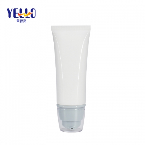 Blank Empty Cosmetic Lotion Pump Tube Container , Customized Airless Pump Tubes