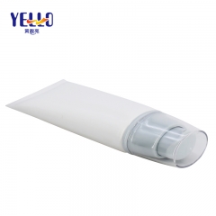 Blank Empty Cosmetic Lotion Pump Tube Container , Customized Airless Pump Tubes