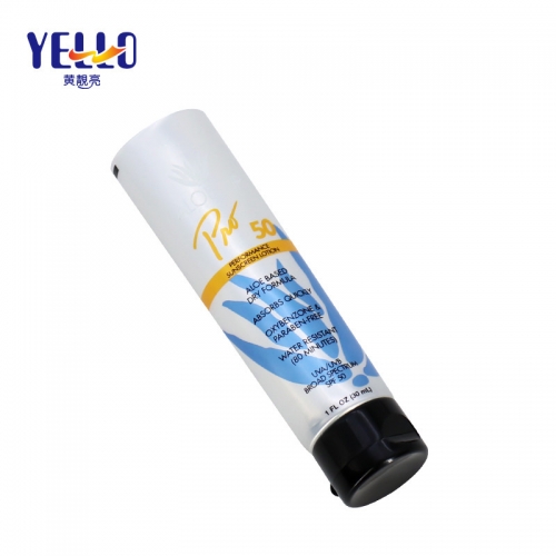 30ml Plastic-Aluminum Laminated Cream Tube With Black Flip Top