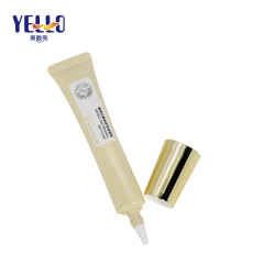 30ml Golden Cosmetic Eye Lotion Tube With Golden Cap