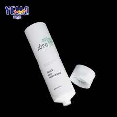 100g Round Plastic Facial Moisturizing Cleanser Tube With Flip Top Cap