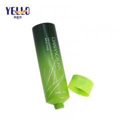 200g Green Custom Packaging Plastic Squeeze Lotion Tube For Body Care