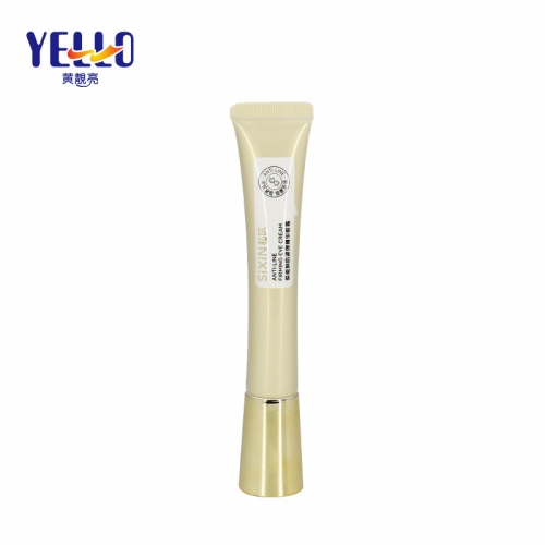 30ml Golden Cosmetic Eye Lotion Tube With Golden Cap