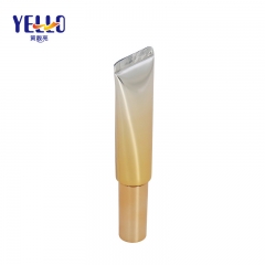 Gold Finish Laminated Cosmetic Cream Tube With Nozzle 20ml