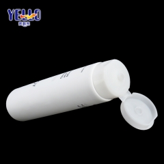 100g Round Plastic Facial Moisturizing Cleanser Tube With Flip Top Cap