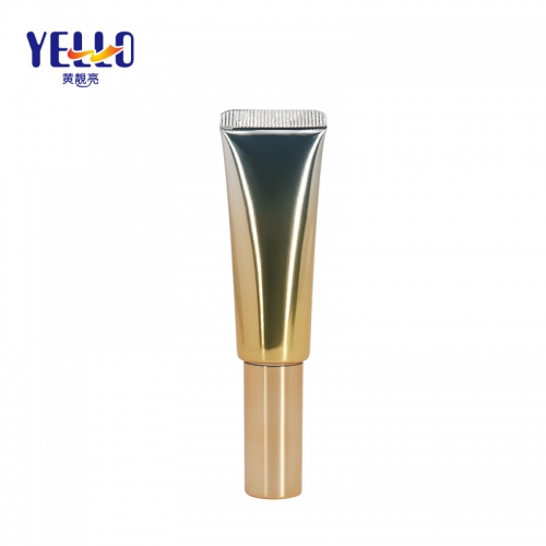 Gold Finish Laminated Cosmetic Cream Tube With Nozzle 20ml