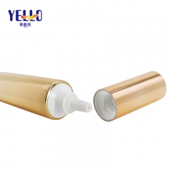 Gold Finish Laminated Cosmetic Cream Tube With Nozzle 20ml