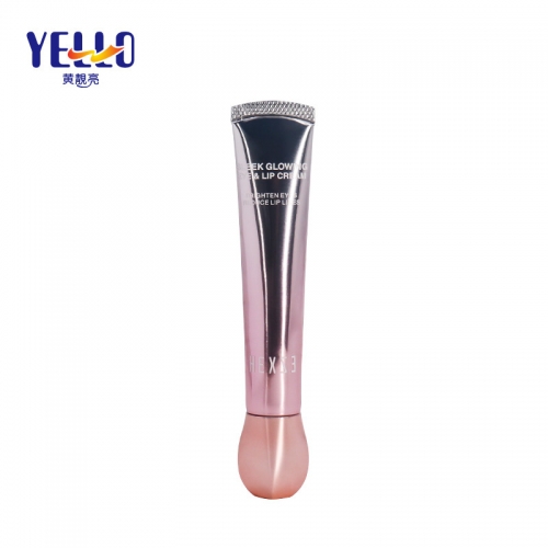 Rose Gold 20ml Laminated Squeeze Tube For Eye Massage