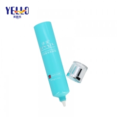 30g 1 oz Refillable Nozzle Blue Eye Cream Squeeze Tubes With Acrylic Cap