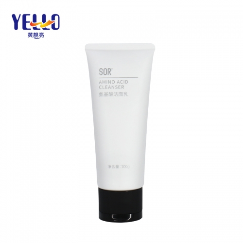 Hot Sale White Skin Care Cleanser Tube Packaging 100ml