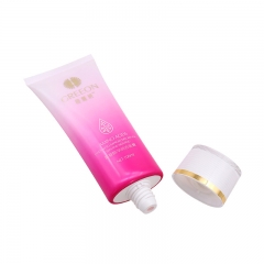 100ml Gradient Pink Plastic Squeeze Face Wash Lotion Tube