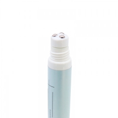 20g Plastic Cosmetic Eye Cream Tube With 3 Roller Ball Massager