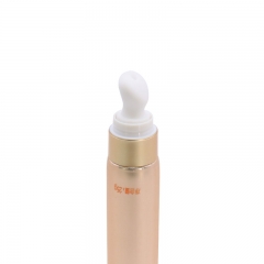 25ml Golden Plastic Laminated Lotion Tube With Ceramic Applicator