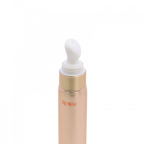 25ml Golden Plastic Laminated Lotion Tube With Ceramic Applicator