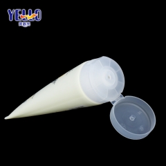 High Quality Yellow Packaging Plastic Face Wash Squeeze Tube