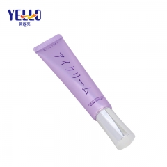 Skincare Packaging 20ml Eye Cream Laminated Tube With Special Silver Cap