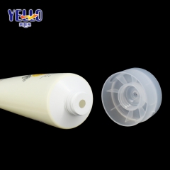 High Quality Yellow Packaging Plastic Face Wash Squeeze Tube