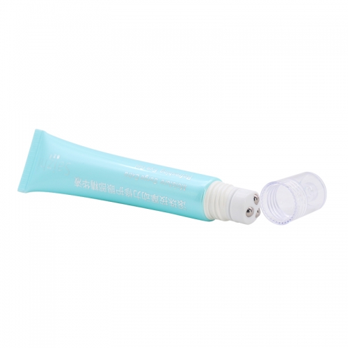 20g Empty Plastic Eye Cream Squeeze Tube With Roller Ball