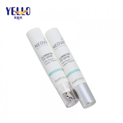 Custom Cosmetic Massage Eye Cream Squeeze Tube With Metal Applicator